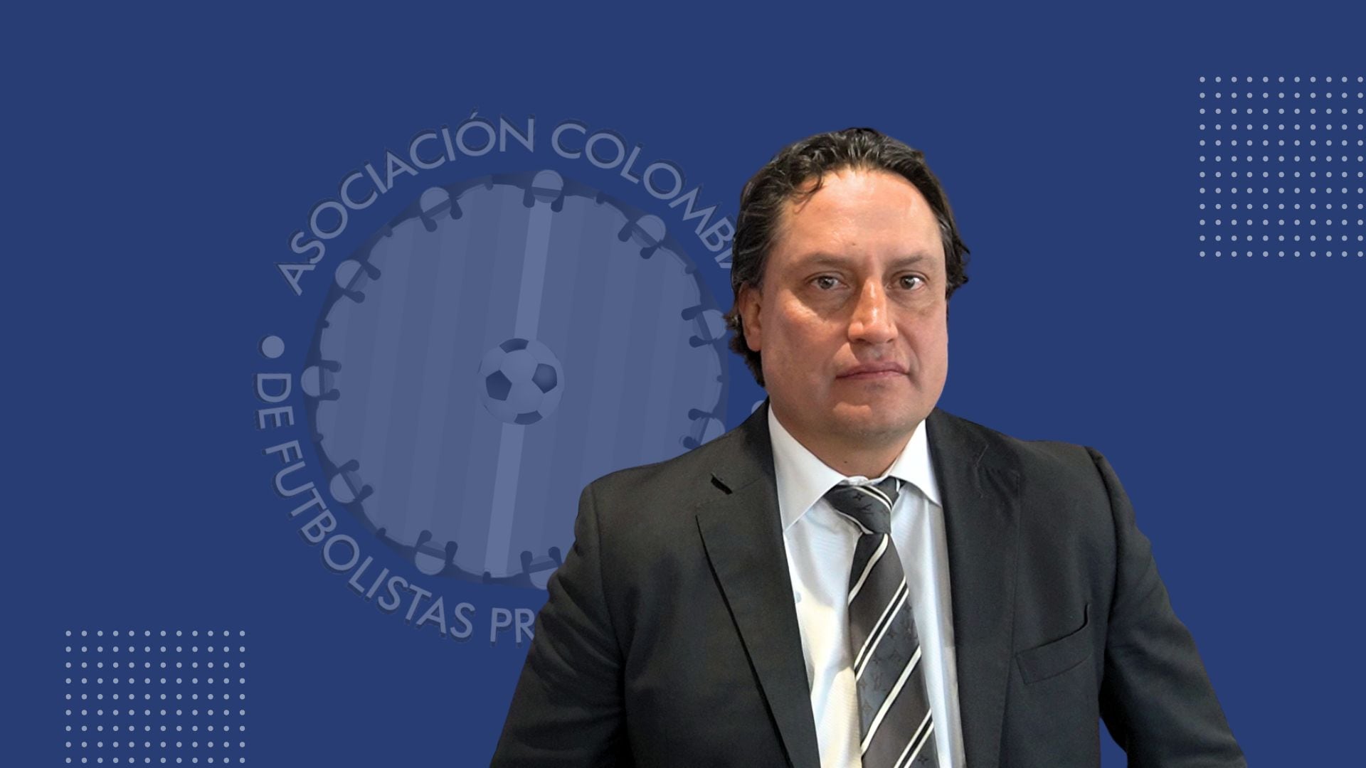 Luis Alberto García, exjugador de la Selección Colombia, ahora lidera el gremio de jugadores profesionales en el país - crédito Acolfutpro