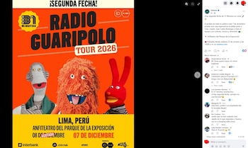 31 Minutos confirma nueva fecha en Lima tras el sold out de su primer concierto. Captura: Joinnus.