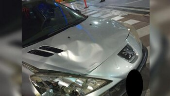 El Peugeot que atropelló a