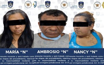 Entres las arrestadas están tres