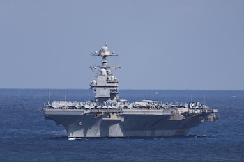 El portaaviones de la Armada