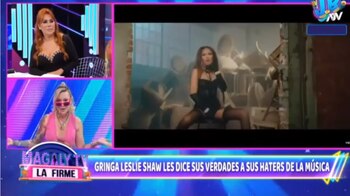 Leslie Shaw fue entrevistada por Magaly Medina.