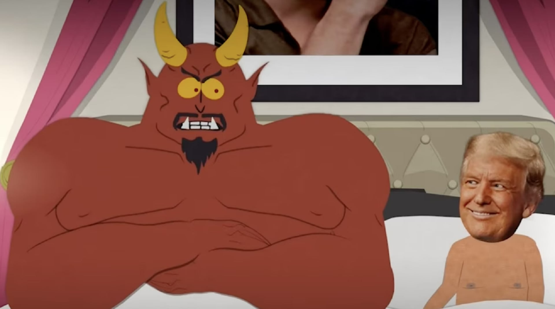 La sátira alcanza otro nivel cuando Satanás interroga a Trump sobre la “lista de Epstein”, aludiendo a los archivos no publicados que el gobierno de Estados Unidos mantiene sobre el pedófilo condenado Jeffrey Epstein, amigo de Trump durante 15 años