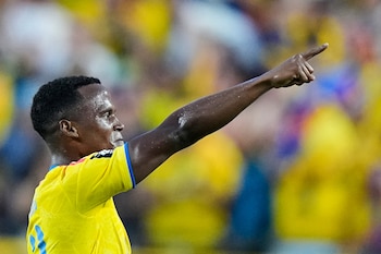Jhon Arias heredó la camiseta 10 de la selección Colombia por su experiencia en el equipo y talento en la mitad de la cancha - crédito Charlie Riedel/AP Foto