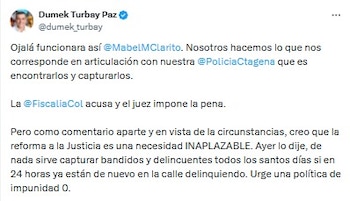 Alcalde de Cartagena sobre agresión