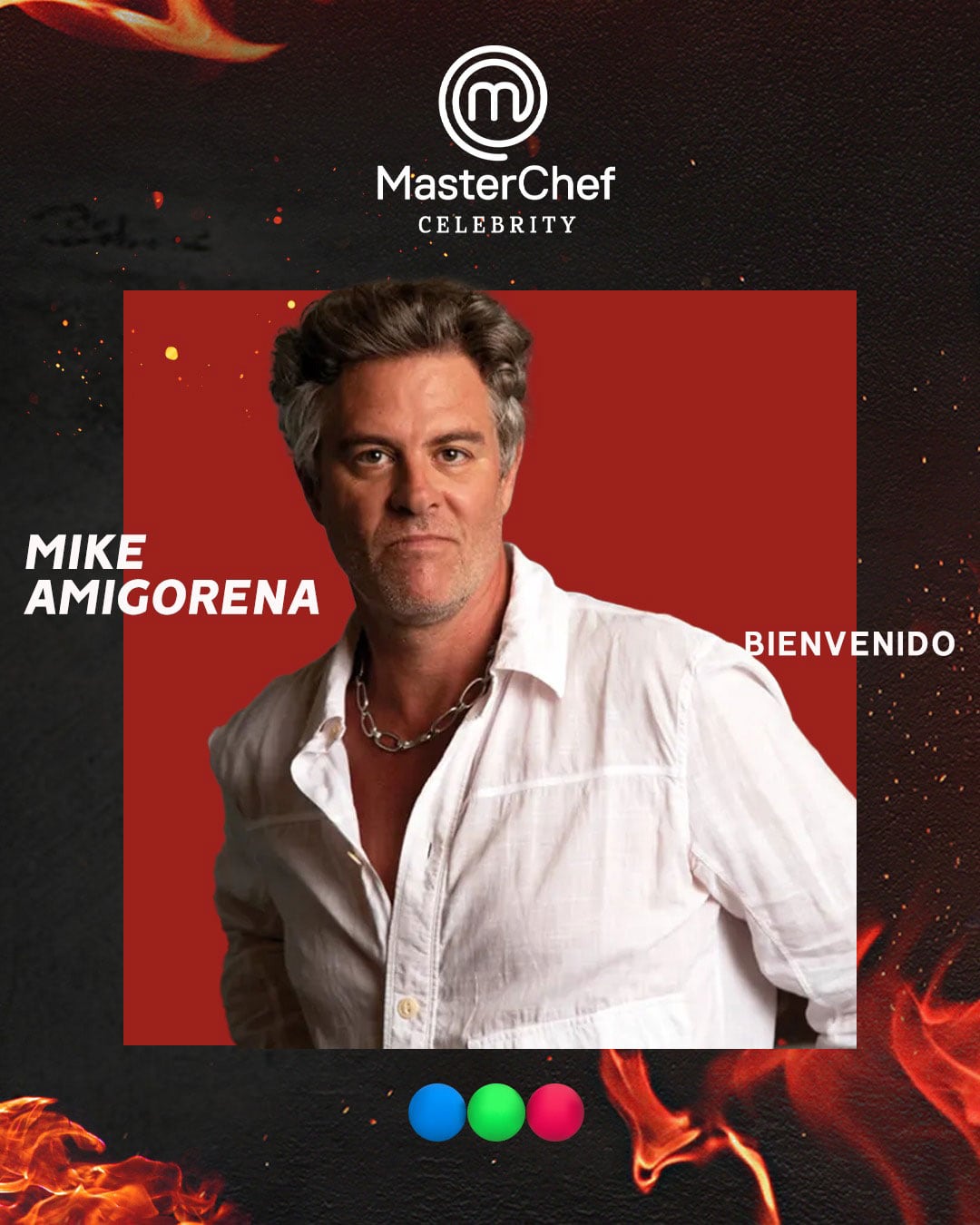Con los guisos y los pescados como aliados, el actor buscará ganarse un lugar en la competencia