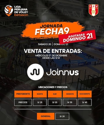 Se agotaron las entradas para