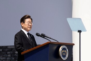 El presidente surcoreano, Lee Jae
