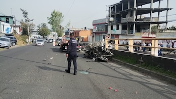 El joven murió al instante