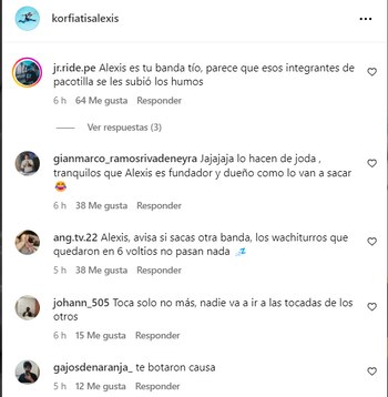 6 voltios retiró a Alexis