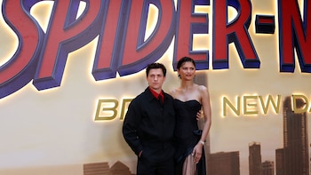 Zendaya en el estreno de Spiderman