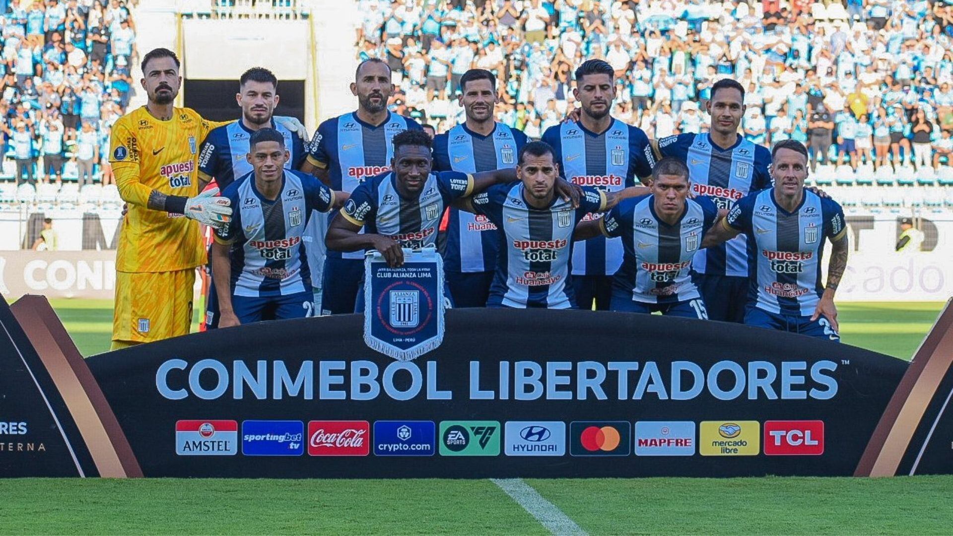 La alineación de Alianza Lima en Tierra de Campeones. - Crédito: CONMEBOL