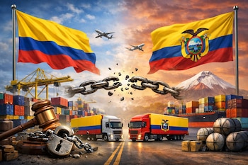 La Comunidad Andina tuvo que intervenir para terminar con la tensión diplomática - crédito Visuales IA