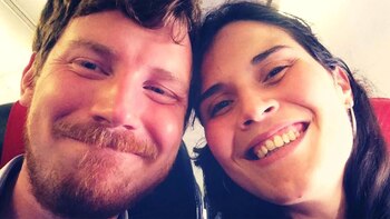 Christoffer Persson y su pareja