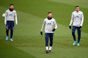 Tridente ofensivo de PSG este 2022.