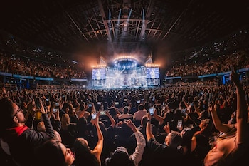 Ricardo Arjona cerró en Bogotá una gira que dejó cerca de 90.000 personas repartidas en seis noches consecutivas en el Movistar Arena.