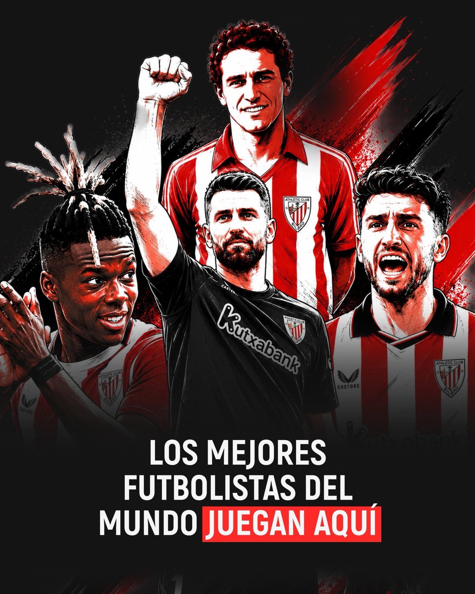 El Athletic de Bilbao celebra que tres de sus jugadores sean campeones del mundo
