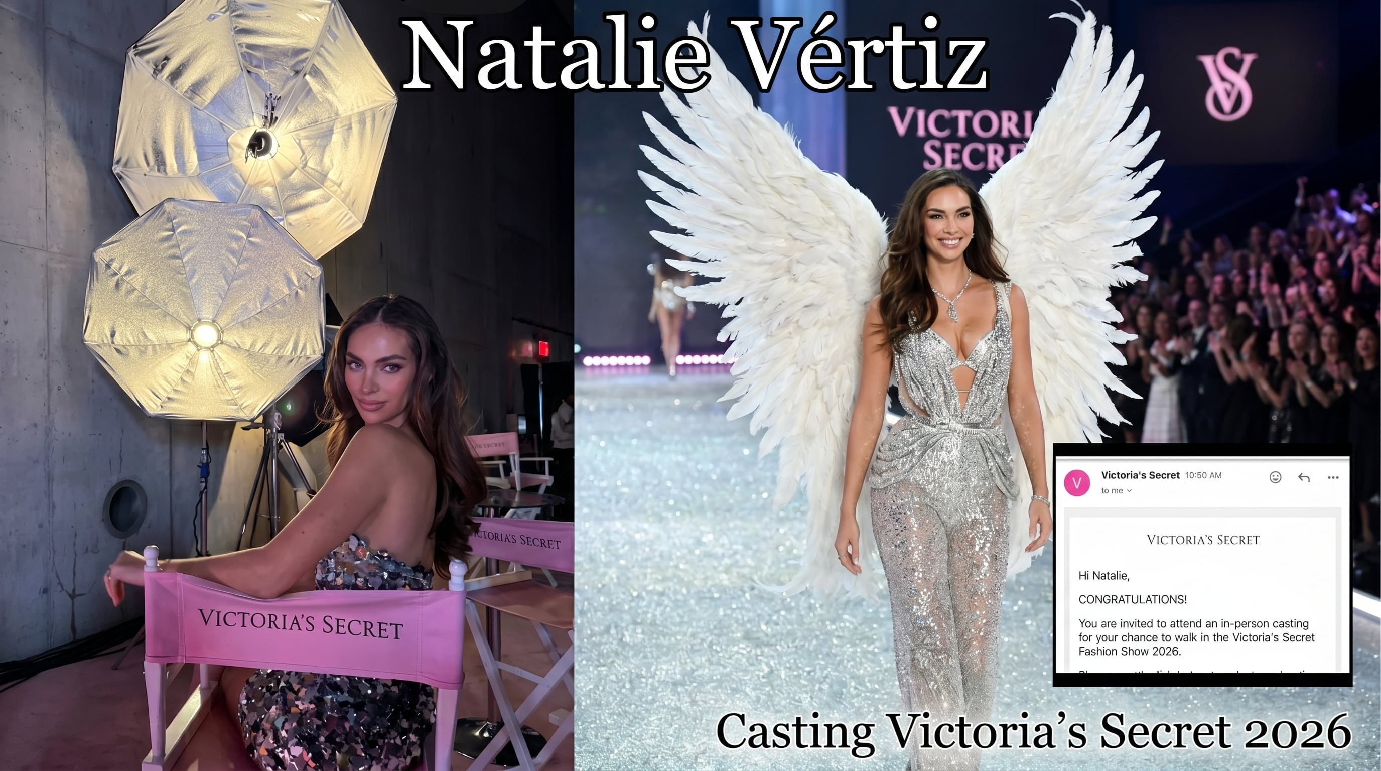 Natalie Vértiz revela que fue convocada al casting de Victoria’s Secret 2026 tras confirmar audición: “¡Está pasando!”