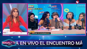 Magaly Medina de Ethel Pozo: “Ele está livre agora, não há desculpa para ele não voltar”. Captuyra: Magaly TV La Firme.