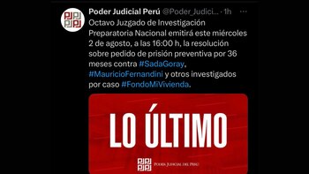 Comunicado Poder Judicial