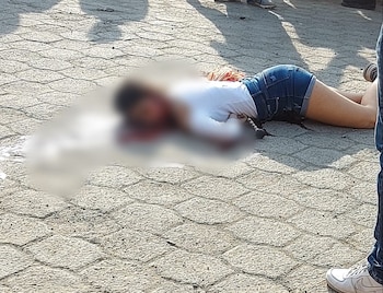 Pierina Zambrano estaba con sus