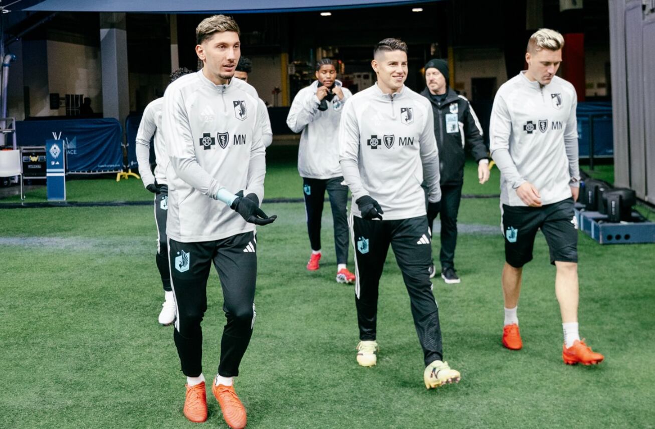 James Rodríguez no jugaba desde el 8 de noviembre de 2025 y tras tres partidos tuvo su esperado debut con el Minnesota United FC - crédito @MNUFC/X