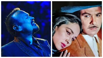 Pepe Aguilar y sus padres