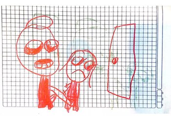 Este dibujo, realizado por la