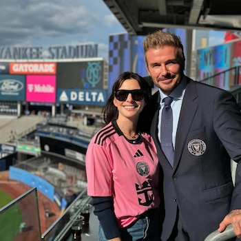 La foto de Anne Hathaway con David Beckham