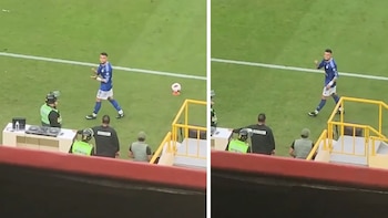 El polémico gesto de Rodrigo Ureña a los hinchas en Universitario vs Millonarios: ¿Qué quiso decir?