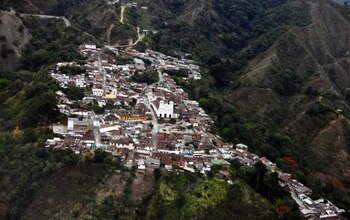 Vista panorámica de Buriticá, Antioquia