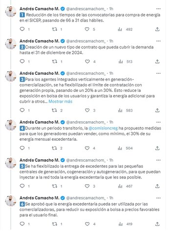 Publicación de Andrés Camacho Morales,