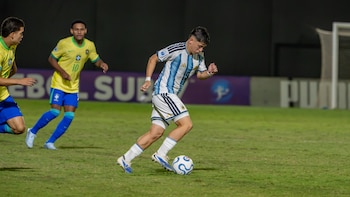 Argentina pierde 1-0 ante Brasil por la tercera fecha del Sudamericano Sub 17