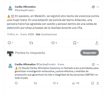 Caribe Afirmativo rechazó agresión a