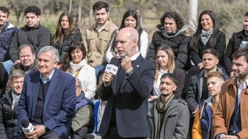 Horacio Rodríguez Larreta en un