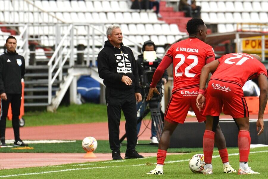 Hernán Darío Herrera destacó la actitud del Once Caldas en Bogotá frente a Millonarios - crédito Daniel Ocampo / Colprensa