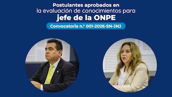 Solo dos postulantes continúan en carrera para liderar la ONPE tras aprobar prueba de conocimientos: ¿quiénes son?
