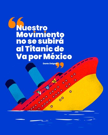 MC contendrá sólo en el 2024 (Twitter/ @DanteDelgado)