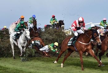Una escena del Grand National