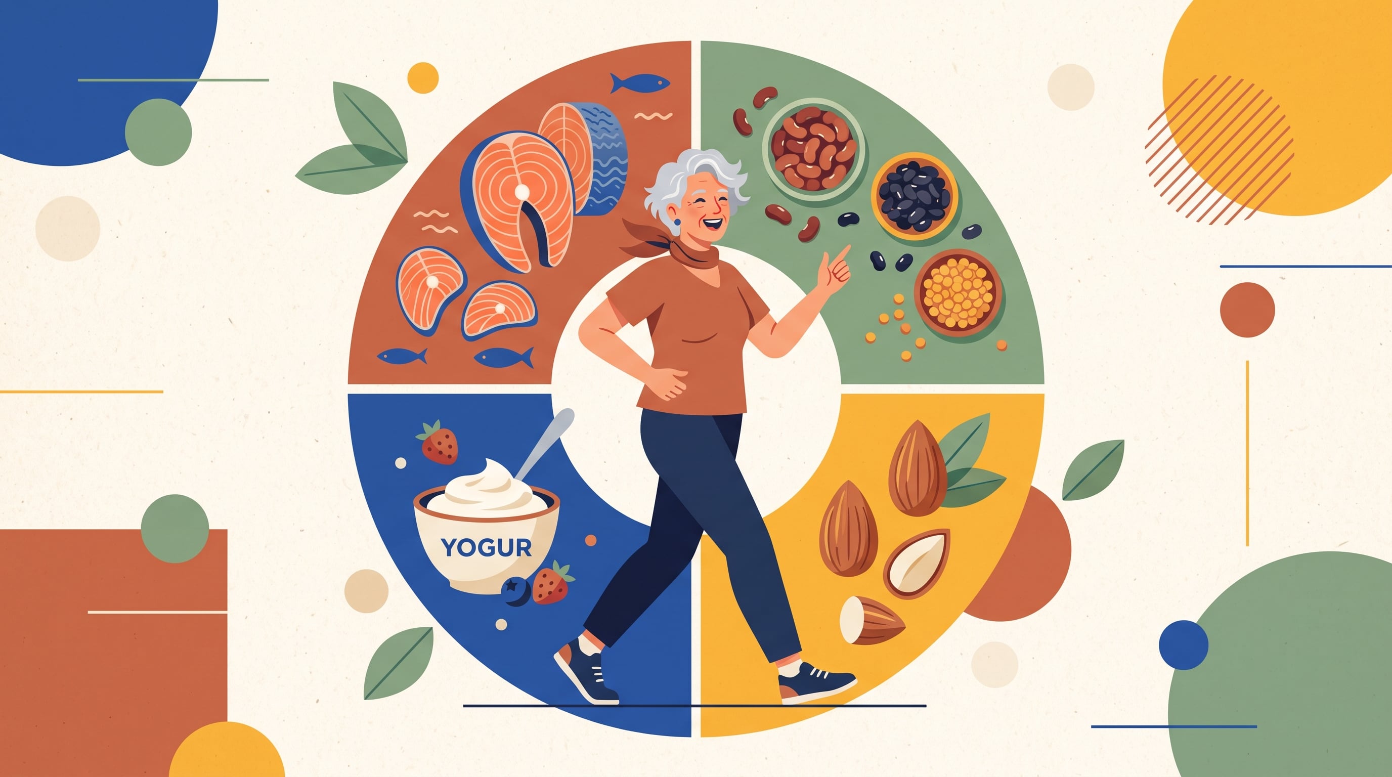 Una alimentación variada con proteínas de calidad ayuda a preservar la masa muscular durante el envejecimiento (Imagen Ilustrativa Infobae)