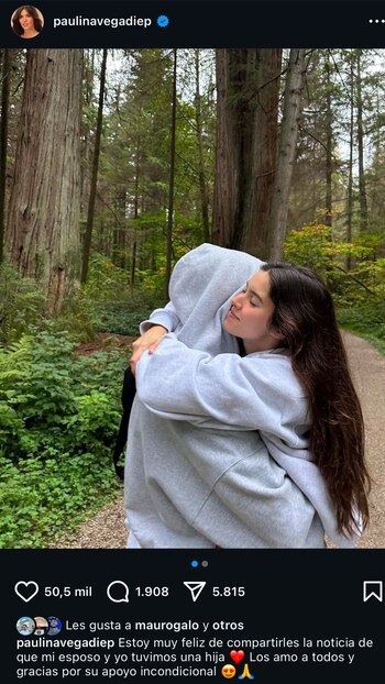 Paulina Vega confirmó a sus
