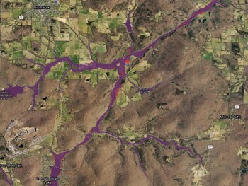 Las autoridades ofrecieron centros de votación alternativos para lidiar con el caos causado por el clima. (Facebook: Distrito de Protección contra Incendios de Bismarck)