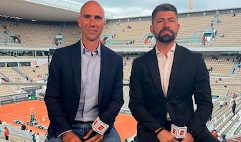 El extenista ahora es comentarista