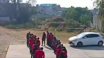 Alumnos de preparatoria del Edomex