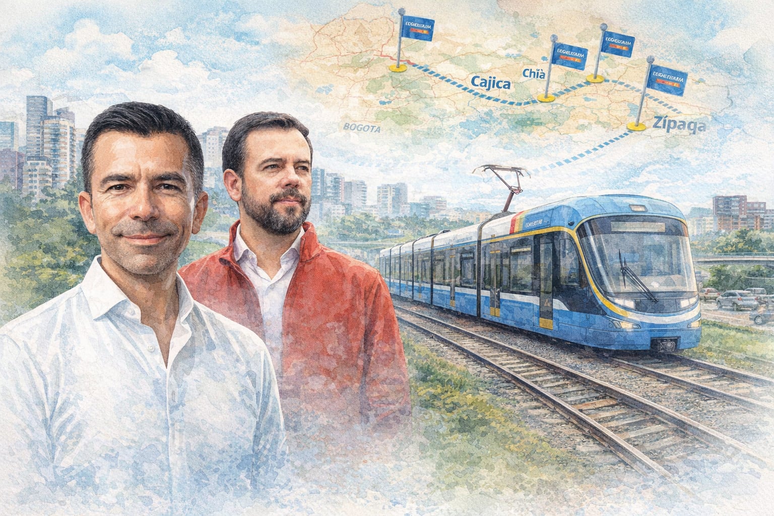 El gobernador Jorge Emilio Rey indicó que Bogotá no ha suscrito un acuerdo por el Regiotram del Norte: qué pasará con el proyecto
