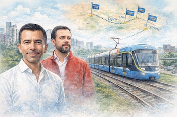El RegioTram del Norte conectará a Bogotá con Chía, Cajicá y Zipaquirá mediante un tren 100% eléctrico - crédito Imagen Ilustrativa Infobae