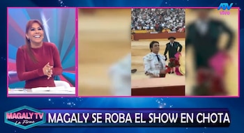 Magaly Medina rompe su silencio tras imágenes en Chota y descarta haber estado pasada de copas. Captura: Magaly TV La Firme.
