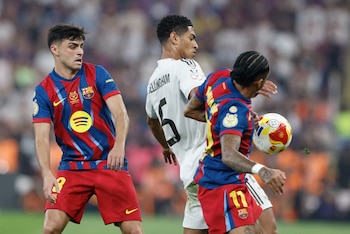 Real Madrid y Barcelona jugarán otra edición del superclásico de España-crédito Kai Försterling/EFE