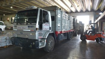 El camión que envió San