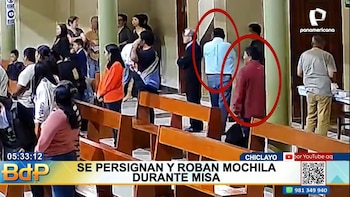Delincuentes ingresan a misa en Chiclayo y roban a feligrés: se llevaron S/700, tarjetas y documentos